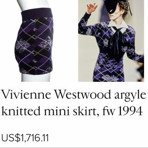 Vivienne Westwood 1994 Mini Skirt Rare